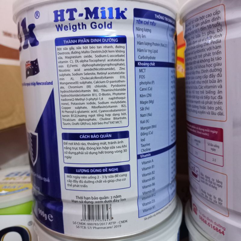 Sữa bột tăng cân dành cho người gầy HT Milk