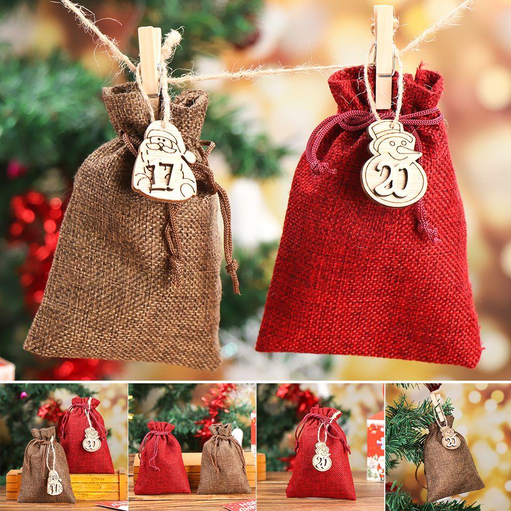 Túi Dây Rút In Chữ Số JANE JANE Dùng Để Đựng Bánh Quy / Làm Quà Trang Trí Nhà