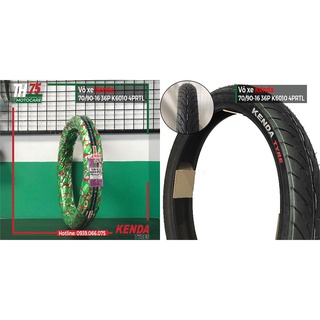 Lốp xe không ruột kenda 70/90 80/90-16 dành cho tay ga hon shmode , ya nouvo, su hayate