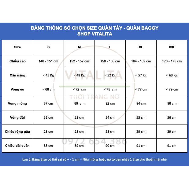 Quần tây công sở nữ đai vuông cúc bấm - Màu Đen - Xanh Than - Chất vải tuyết loại đẹp