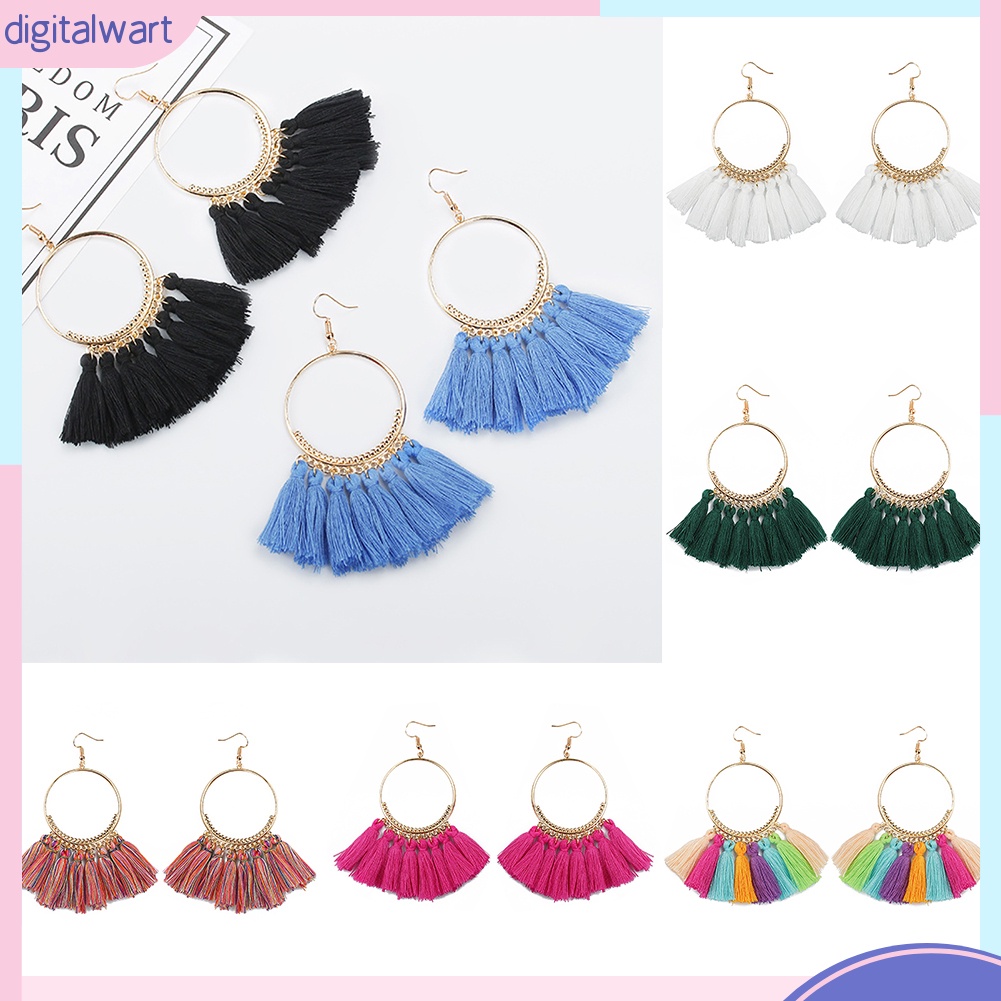 Hoa Tai Kim Loại Phong Cách Bohemia Thời Trang Cho Nữ