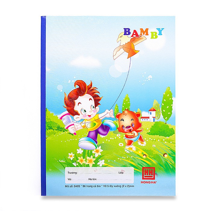 Combo vở 5 ô ly 96 trang Class Bamby 0405 (10 quyển)