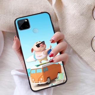 Ốp lưng realme c21y viền dẻo tpu bst heo con