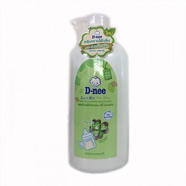 Nước Rửa Bình Sữa Dnee Túi 600ml - Chai 620ml ⭐ FREESHIP ⭐ Cam Kết Hàng Thái Chuẩn ⭐