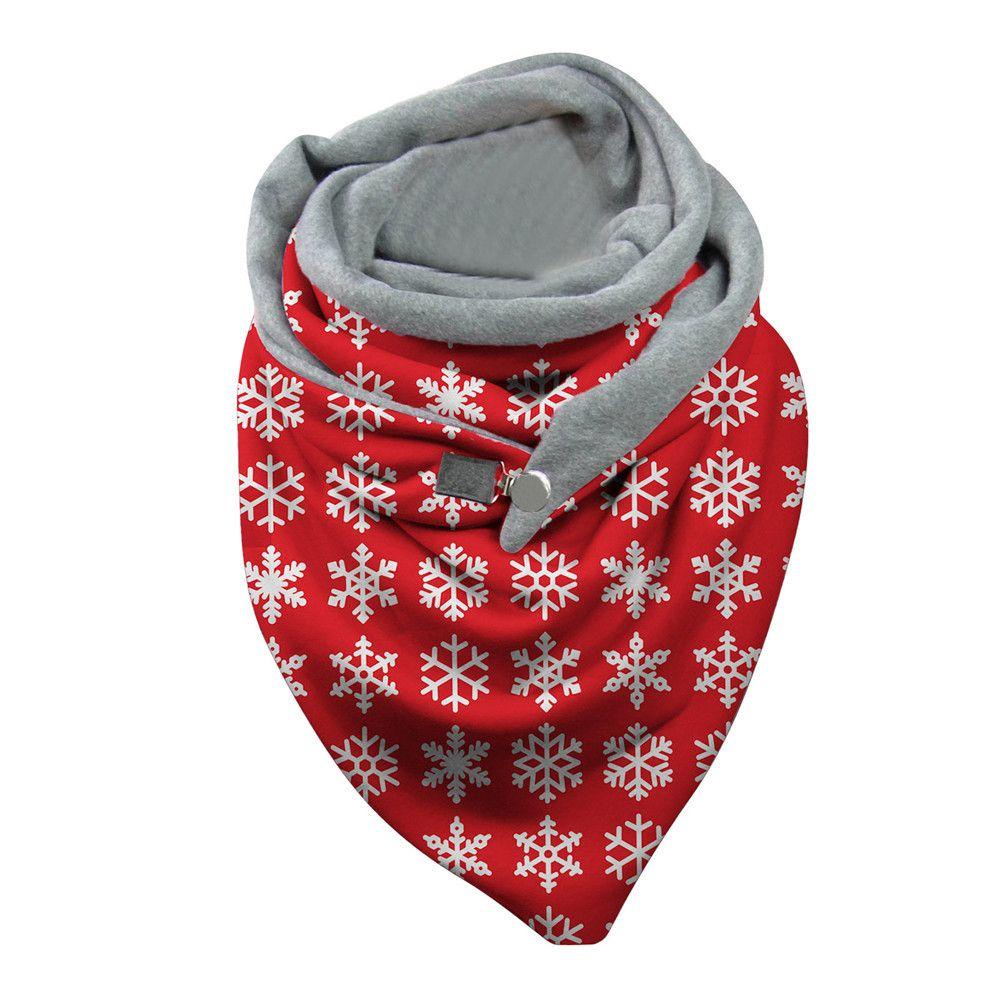 Khăn Choàng Bandana Dày Dặn Thoải Mái Ấm Áp Thời Trang Giáng Sinh