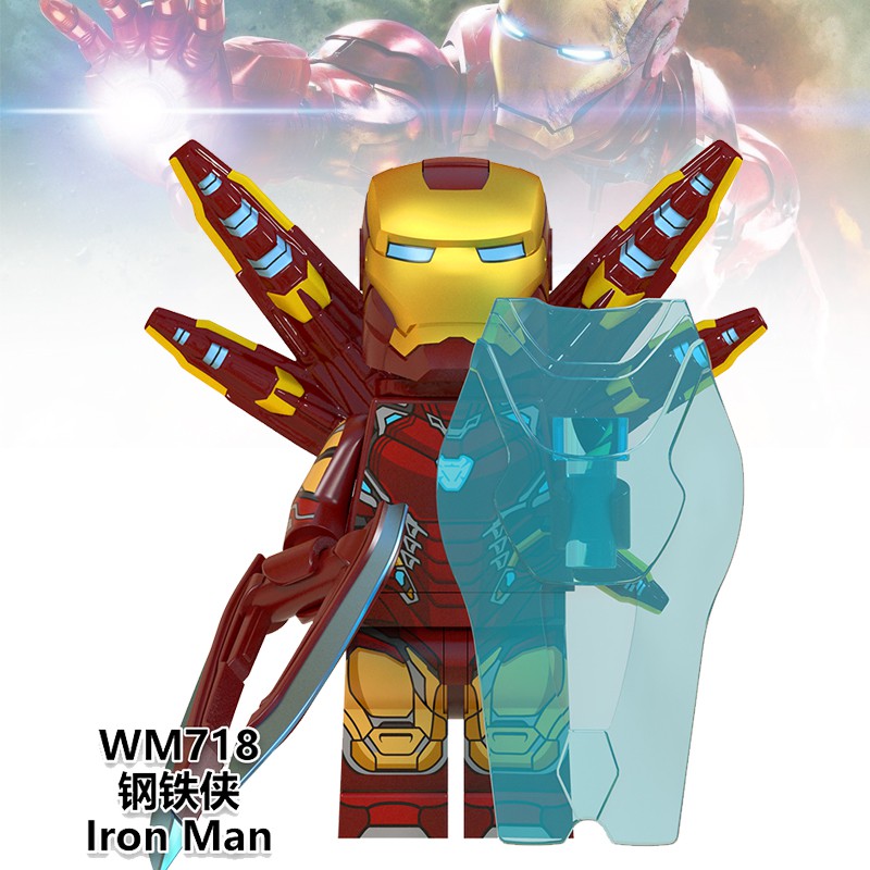 Mô Hình Siêu Anh Hùng Marvel Iron Man Dùng Trang Trí