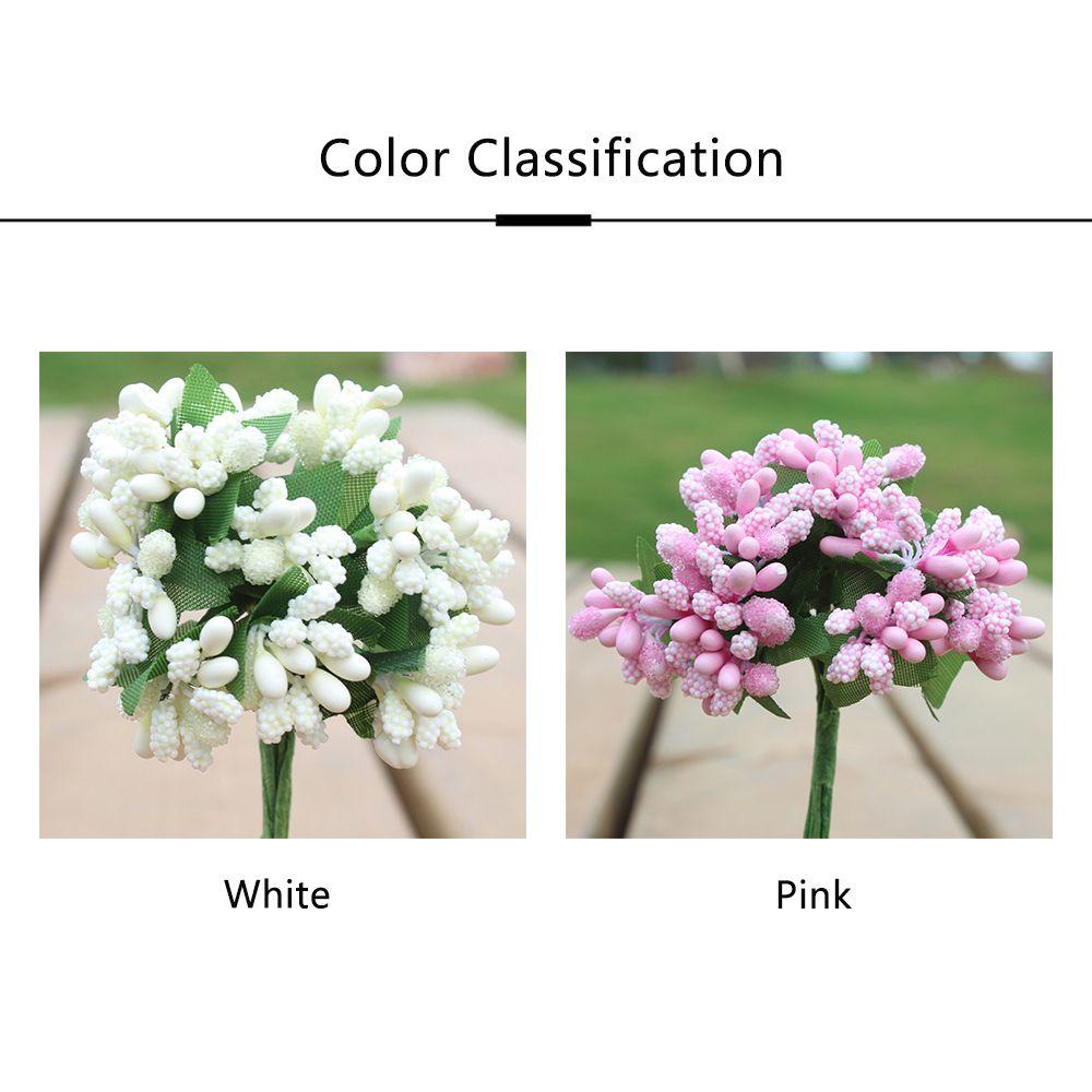 PINEVN Set 144 Bông Hoa Giả Nhiều Màu Trang Trí Hộp Kẹo