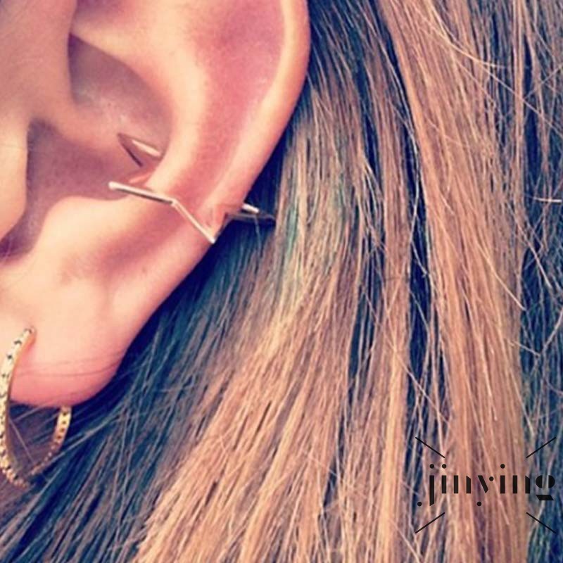 GETNOIVAS Khuyên kẹp vành tai hình ngôi sao năm cánh xinh xắn