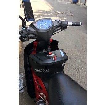 Thùng giữa Sirius, thùng Givi G12N kèm bát gắn chuẩn theo xe, hàng chính hãng, bảo hành 2 năm