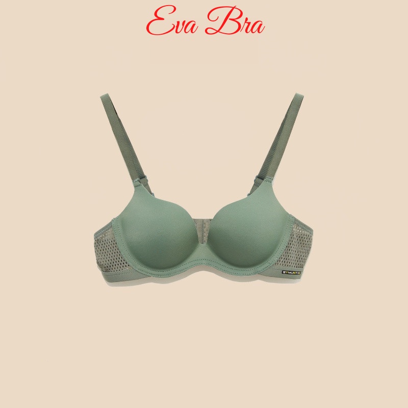 Áo Lót Su Eva Bra Đệm Vừa 2cm Nâng Đẩy Tháng Mát Với Thiết Kế Quai Dạng Lưới - S11