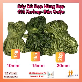 [GIÁ XƯỞNG] Dây Dù Dẹp, Vải đẹp (hỗ trợ vận chuyển hàng hóa)- Bán Cuộn (25 -30 mét)