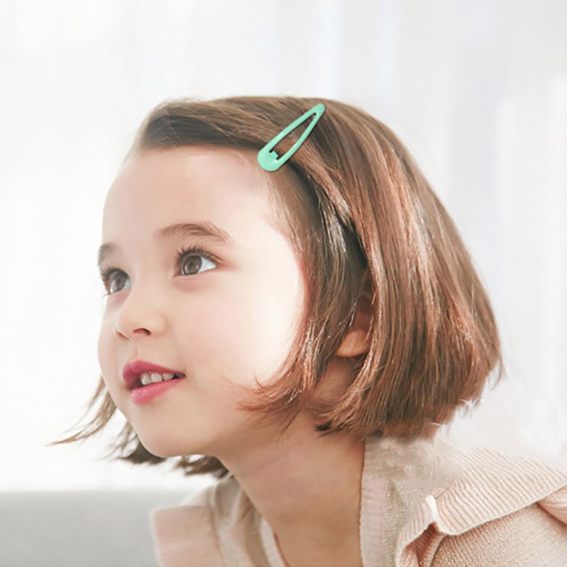 Set 24 kẹp tóc kim loại màu sắc tươi sáng xinh xắn