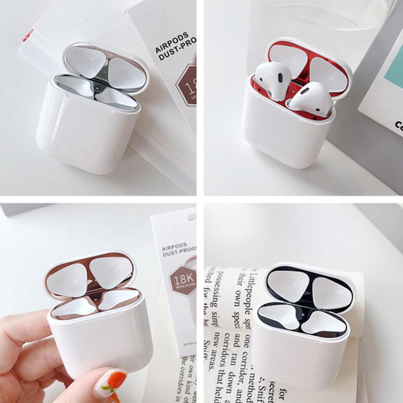 Miếng dán chống bụi bên trong cho vỏ tai nghe airpods