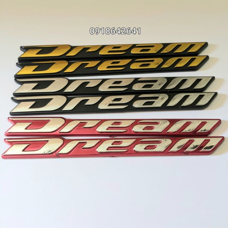 Bộ tem chữ dream xi cứng cao cấp