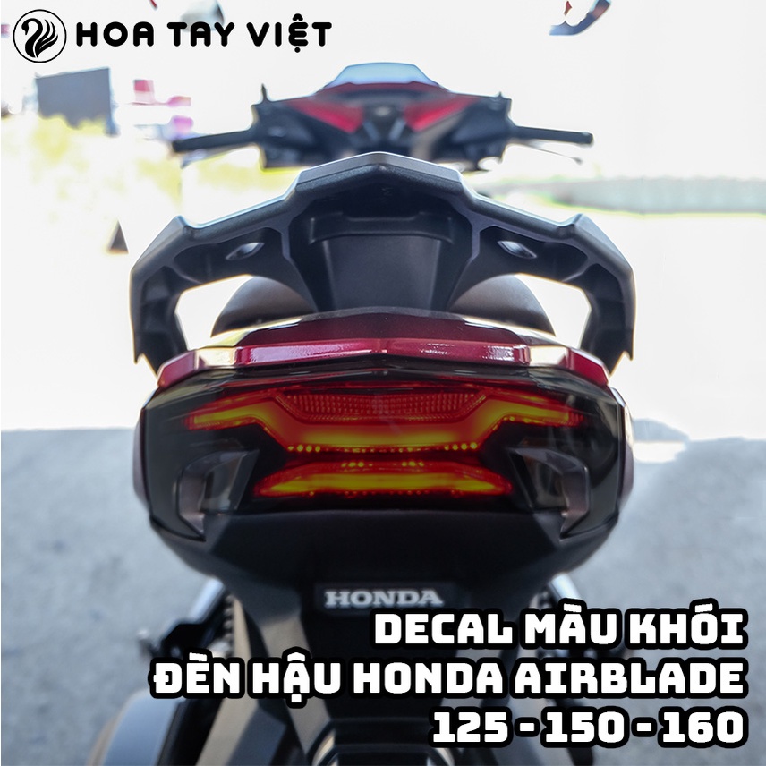 AB | Decal MÀU KHÓI bảo vệ ĐÈN HẬU Honda Airblade chống trầy xước