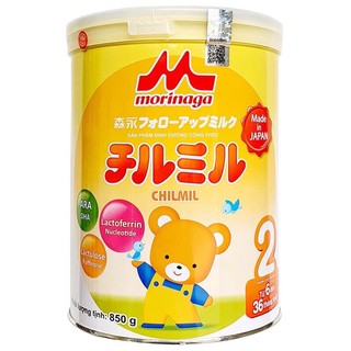 ( MẪU MỚI) SỮA BỘT MORINAGA SỐ 2 850gr TÁCH QUAI