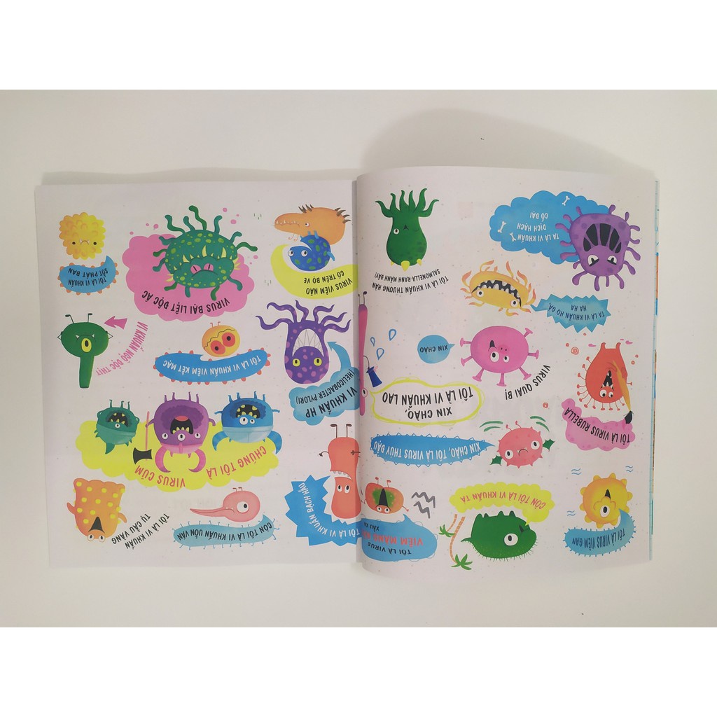 Sách Sợ gì virus và vi khuẩn