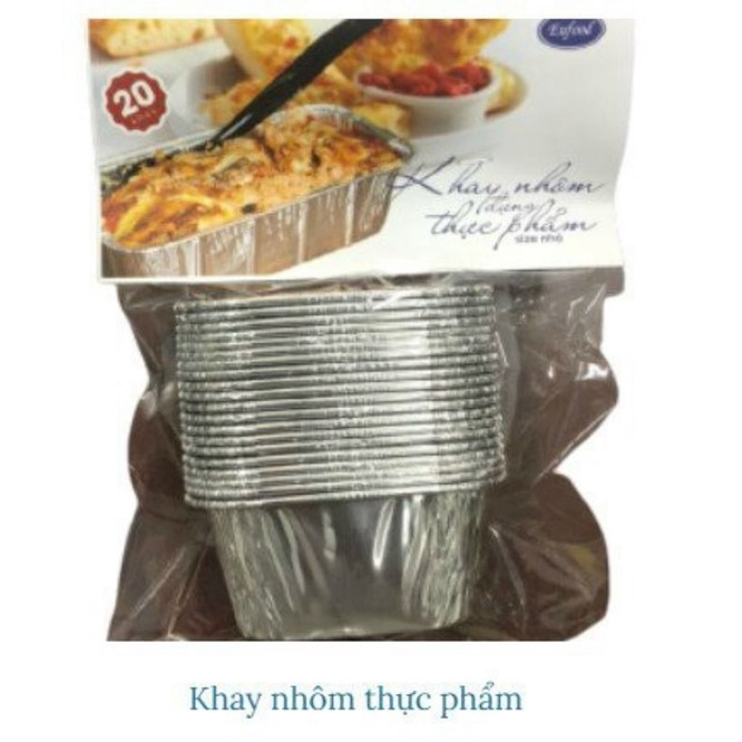 khay nhôm đựng thực phẩm hiệu EUFOOD ( 20 cái )