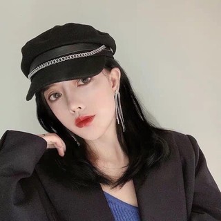 Nón Mũ Nỉ Thuỷ Thủ - Nồi - Baret - Baker Boy viền xích