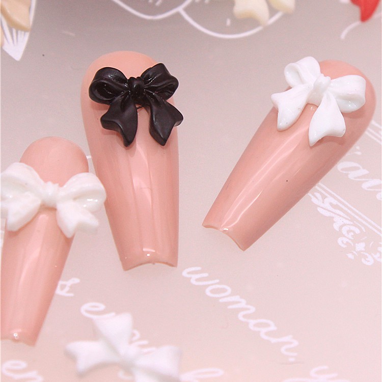 Charm nơ nail đính móng set 30 cái