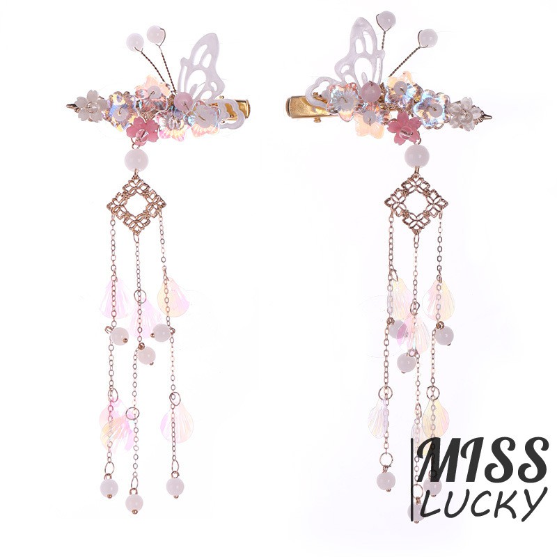 Kẹp tóc tua dua kiểu dáng thời trang phong cách cho nữ