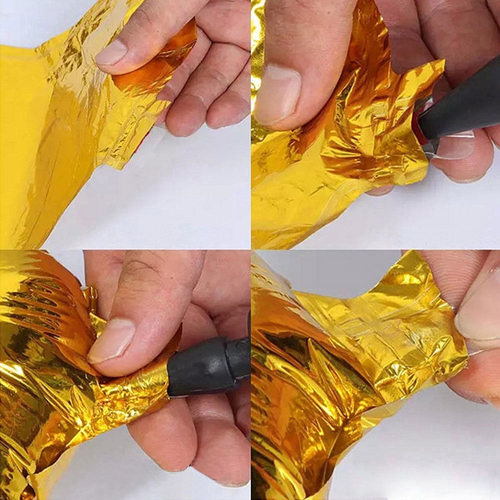 Bong bóng kiếng hình mèo Hello Kitty chất liệu lá giấy bạc