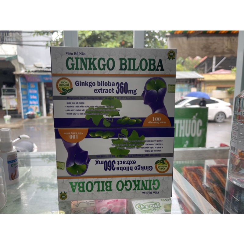 Bổ nãonginkgo biloba 360 ăn ngủ ngon sáng mắt