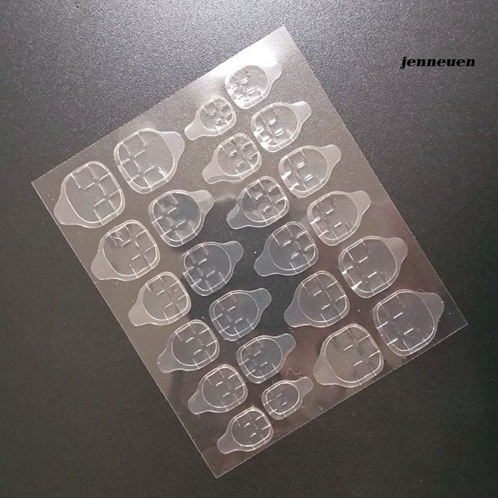 Bộ 24 miếng keo dán móng tay nhân tạo tiện dụng