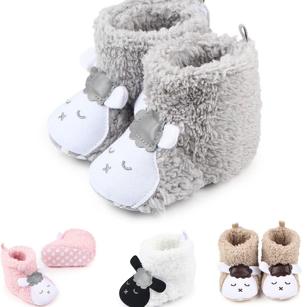 Giày Boot Vải Lông Giữ Ấm Mùa Đông MIHAN1 Cho Bé Sơ Sinh