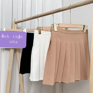 chân váy xếp ly có quần trong