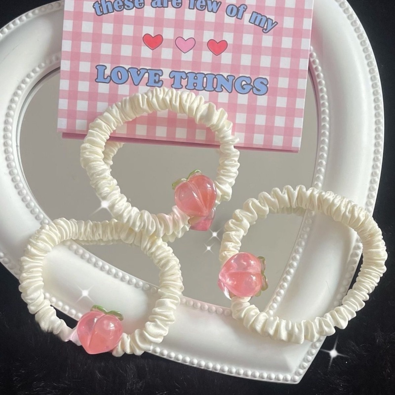 ✨✨Dây Buộc Tóc Hình Quả Đào 2022 Thời Trang Hàn Quốc