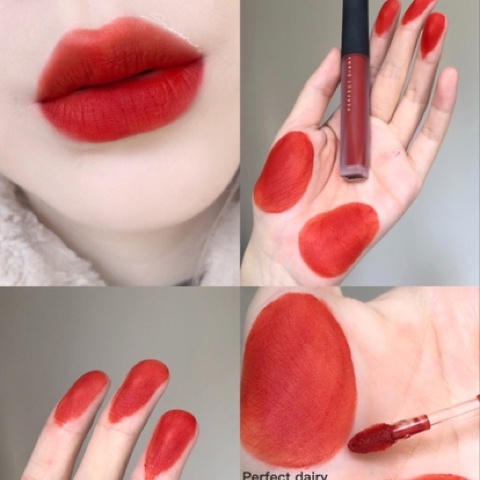 Có sẵn màu mới - Son kem lỳ perfect diary glamour select velvet liquid lipstick nội địa Trung