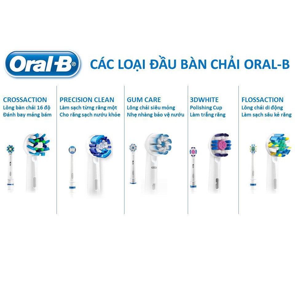 Lẻ 1 Đầu Thay Bàn Chải Điện Oral B (Úc) Người Lớn, Trẻ Em