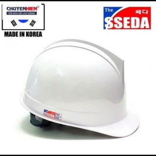 Mũ bảo hộ ssenda hàn quốc màu trắng chính hãng
