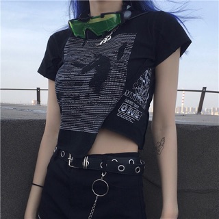 [HOT] Áo croptop ngắn bó vạt chéo phong cách
