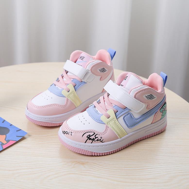 Giày Thể Thao Bé Trai Và Bé Gái Từ 2 - 13 Tuổi Cao Cổ Siêu Nhẹ Lót Giày Kháng Khuẩn Kiểu Dáng Thời Trang G46