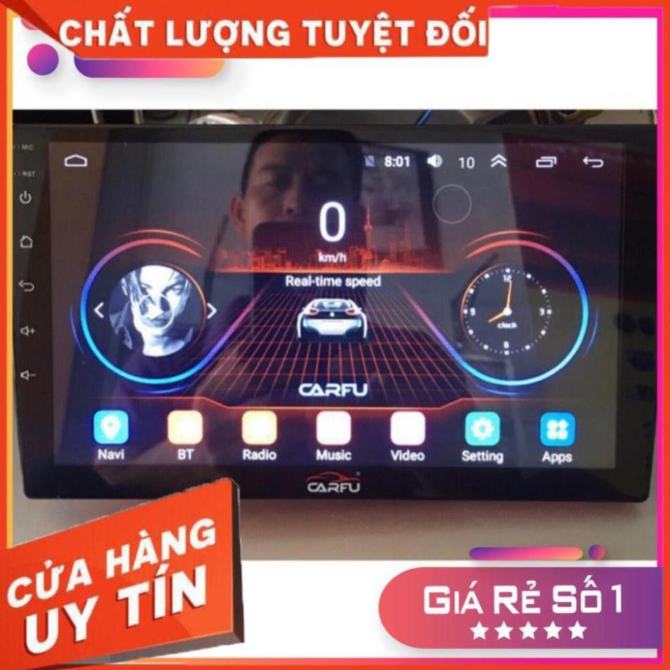 [ SALE ] [Rẻ số 1] [Siêu sale]   Màn hình DVD Android Carfu 7/9/10" 32Gb Ram 2Gb cắm sim 4G phiên bản cao cấp