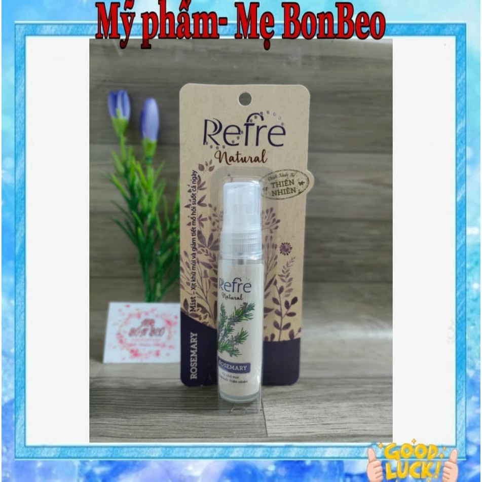 (Hsd2023) Xịt Khử Mùi Refre Natural 30ml | BigBuy360 - bigbuy360.vn
