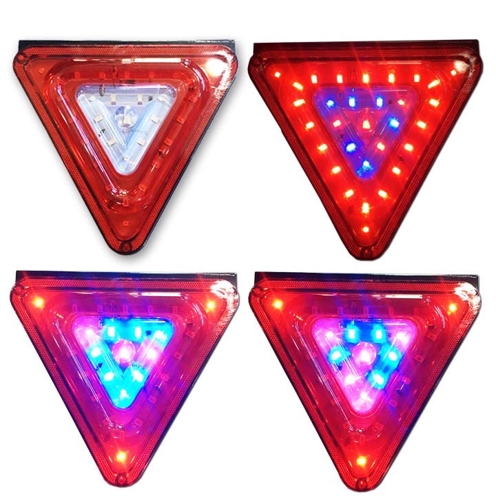 Tam giác phản quang cảnh báo siêu đẹp chạy điện 12,24v