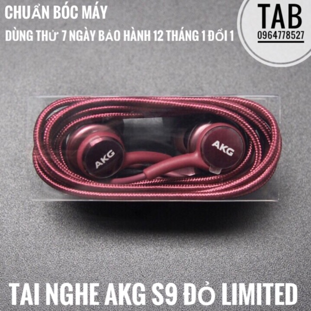 [Mã 2404EL10K giảm 10K đơn 20K] Tai Nghe AKG S9 Màu Đỏ - Bóc Máy