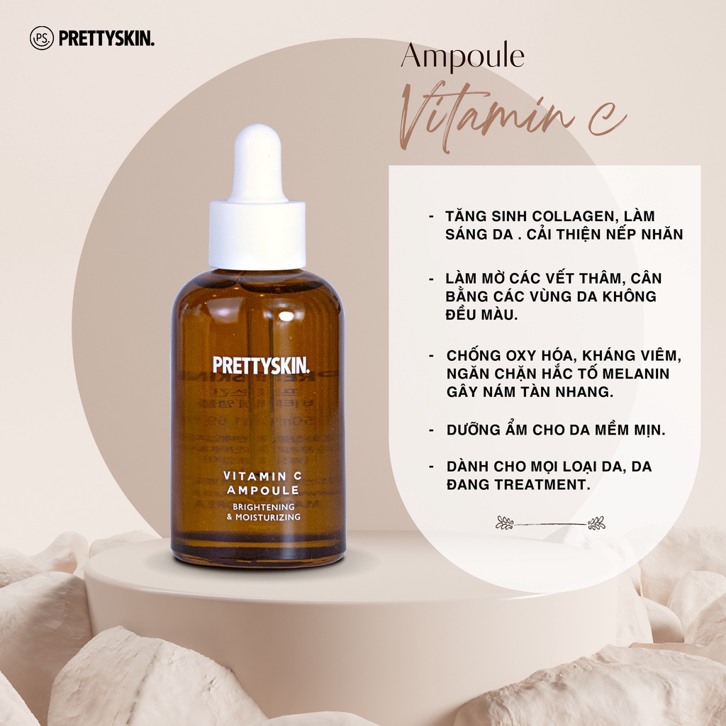 Tinh Chất Dưỡng Ẩm, Làm Mờ Vết Thâm, Dưỡng Sáng Da Pretty Skin 50ml