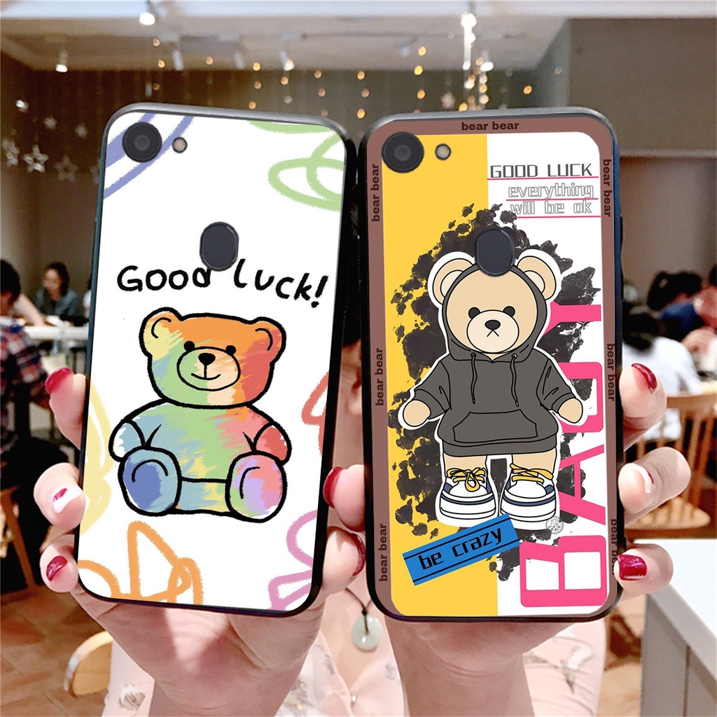 Ốp lưng Oppo F5 / F5 Youth / F7 / F7 Youth in hình cute, mẫu chú gấu siêu đẹp- GIÁ RẺ