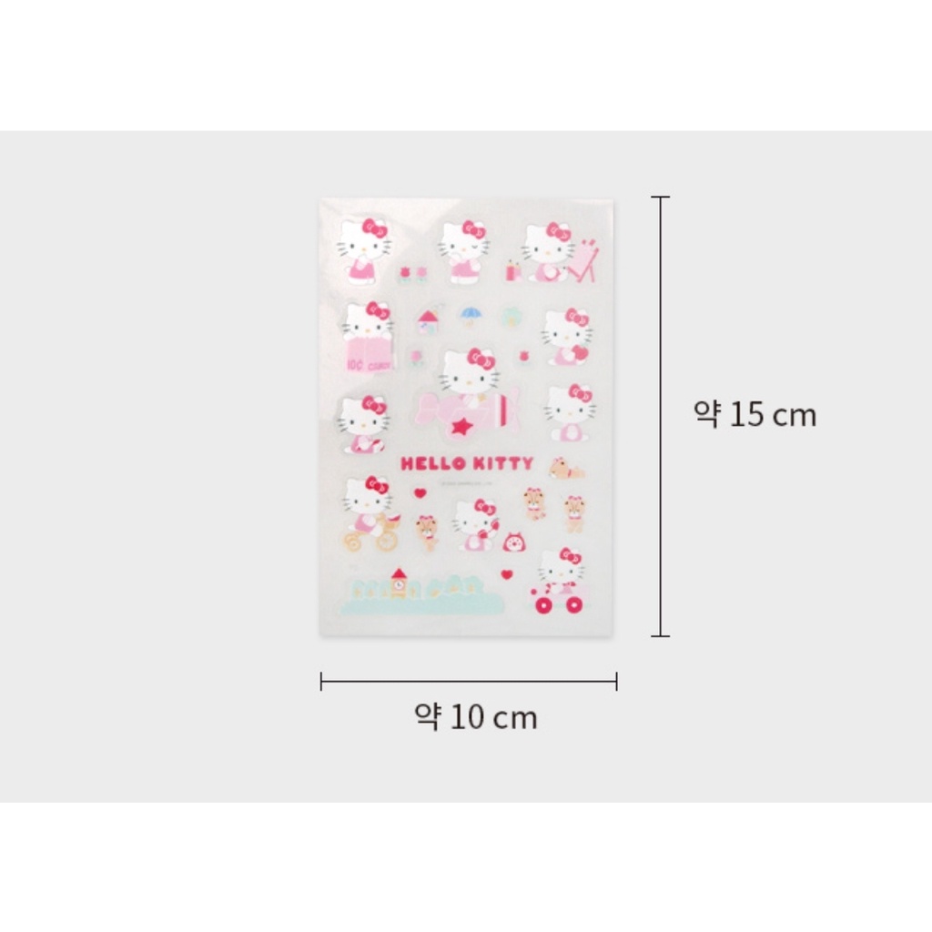 [DAISO Korea] Hình Dán Hello kitty Yupo pp 3 Cái