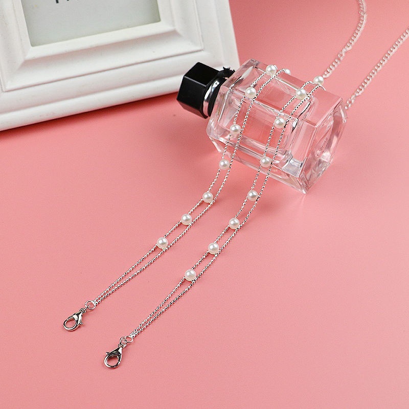 Dây Áo Ngực Trong Suốt Đính Ngọc Trai Dễ Phối Đồ Thời Trang Cho Nữ