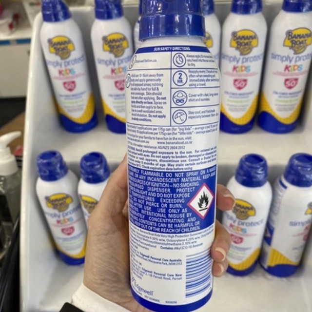 Kem Chống Nắng Banana Boat Simply Protect Kids SPF50+ 100ml