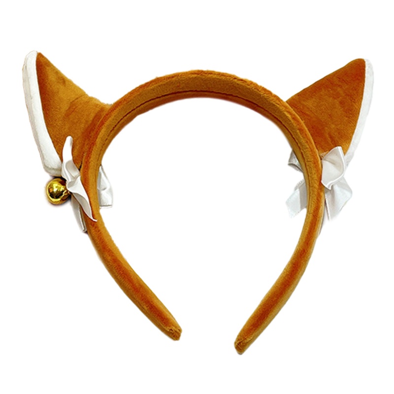 Flgo Băng Đô Tai Cáo Dễ Thương Có Chuông Trang Trí Rửa Mặt / Tắm Cho Nữ