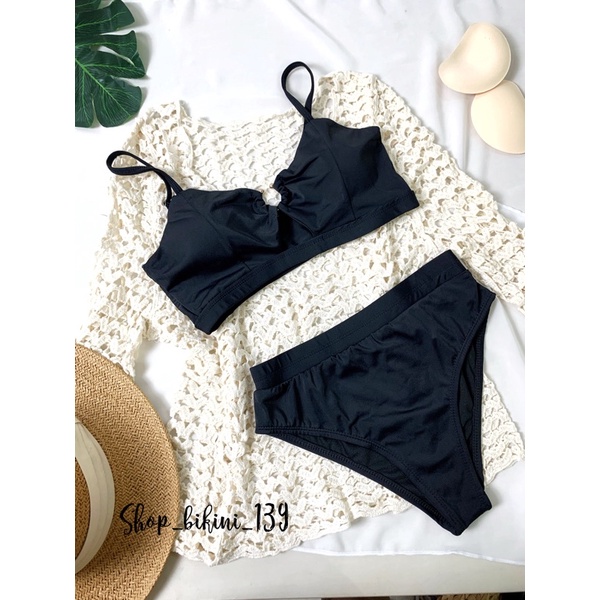 BiKiNi 2 Mảnh phối khoen sừng trâu, Phong Cách Châu  Âu Kèm Feedback