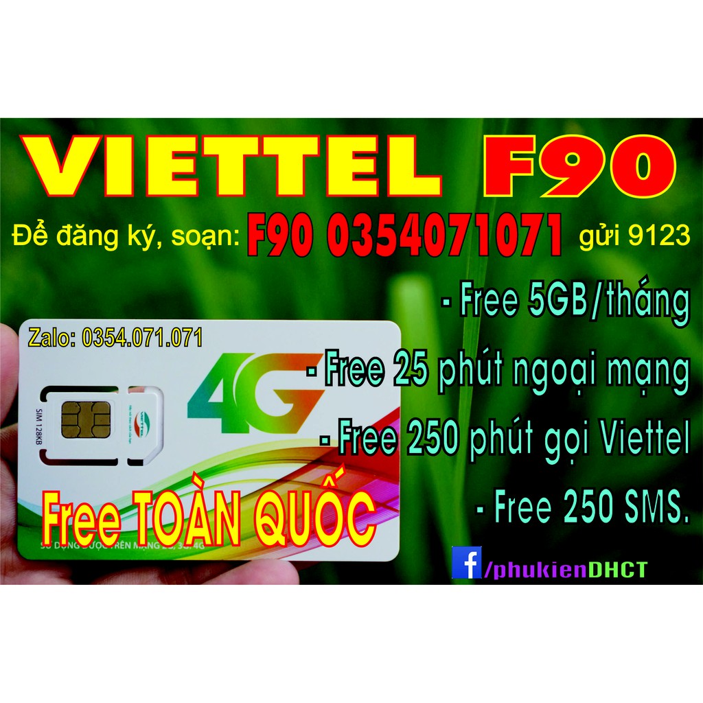 Sim Viettel 10 số 4G toàn quốc