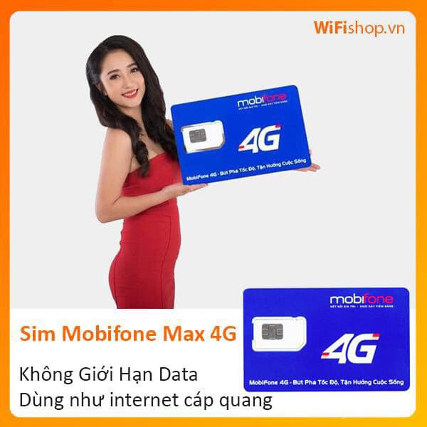 SIM 4G MAX BĂNG THÔNG / Vpb51 - KHÔNG GIỚI HẠN TỐC ĐỘ CAO