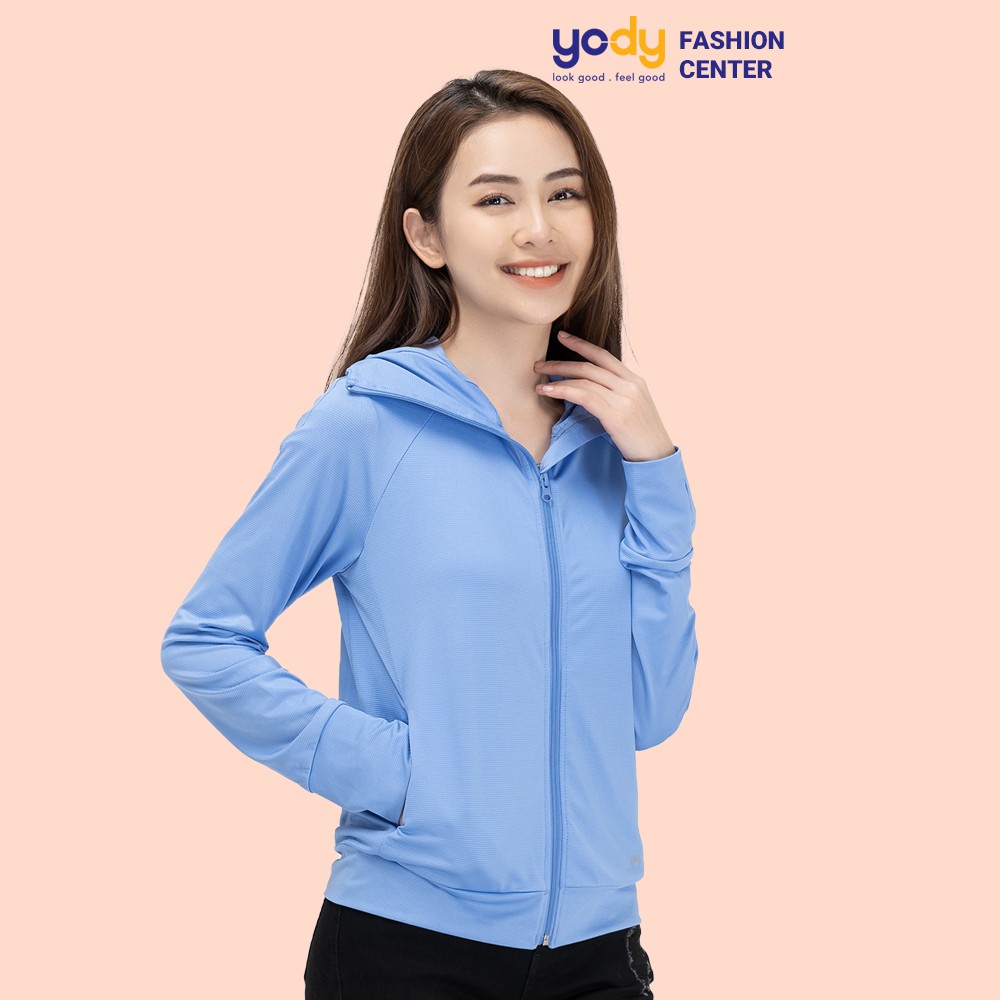 Áo chống nắng nữ YODY cản tia UV thoáng mát mềm mại ACN4002